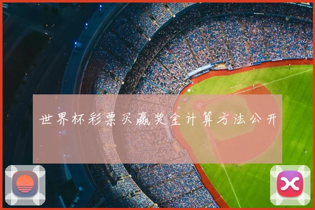世界杯彩票买赢奖金计算方法公开