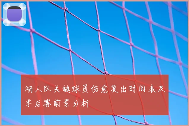 湖人队关键球员伤愈复出时间表及季后赛前景分析
