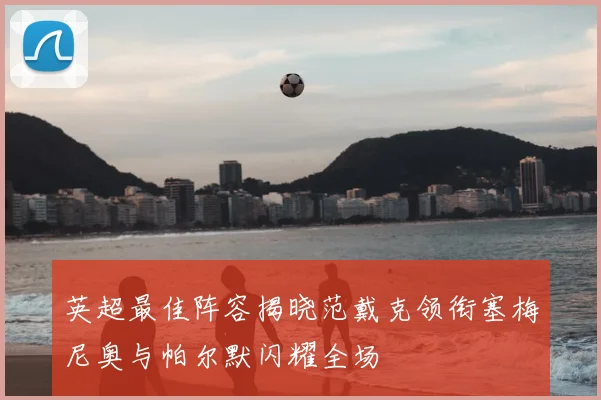 英超最佳阵容揭晓范戴克领衔塞梅尼奥与帕尔默闪耀全场